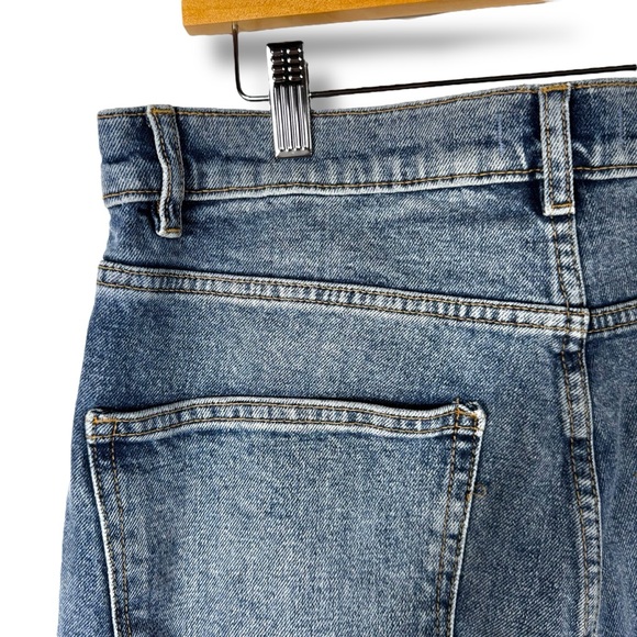 DL1961 Emilie Straight Ultra High Rise Vintage 31" Jeans, Dark Oasis, Size 30 - Picture 8 of 15